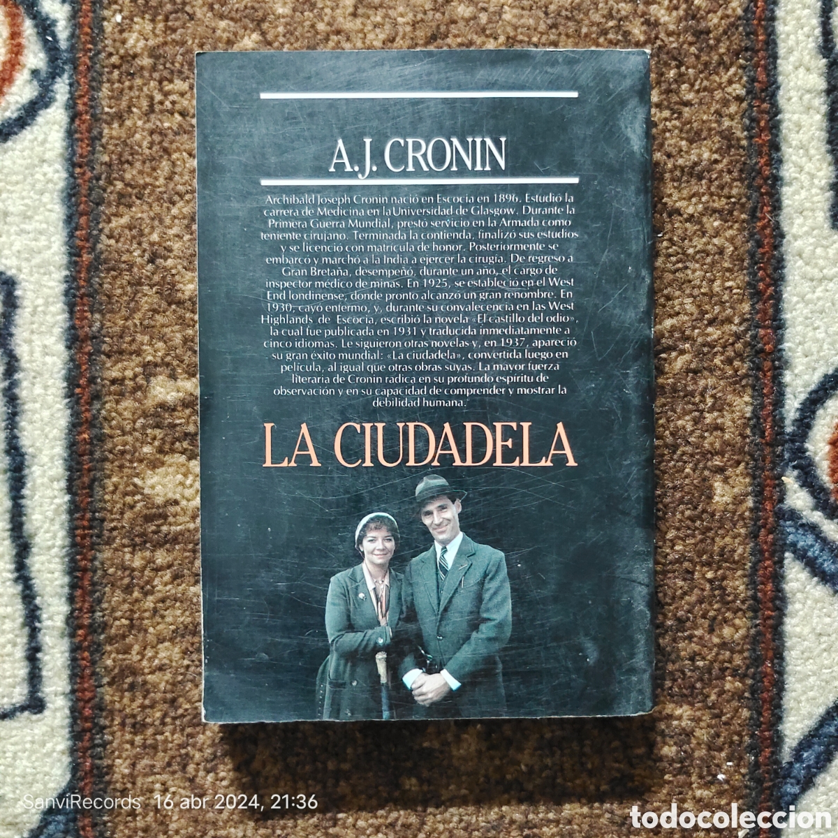 Libros de segunda mano: LA CIUDADELA (A.J. CRONIN) (PLAZA & JANES) - Foto 2