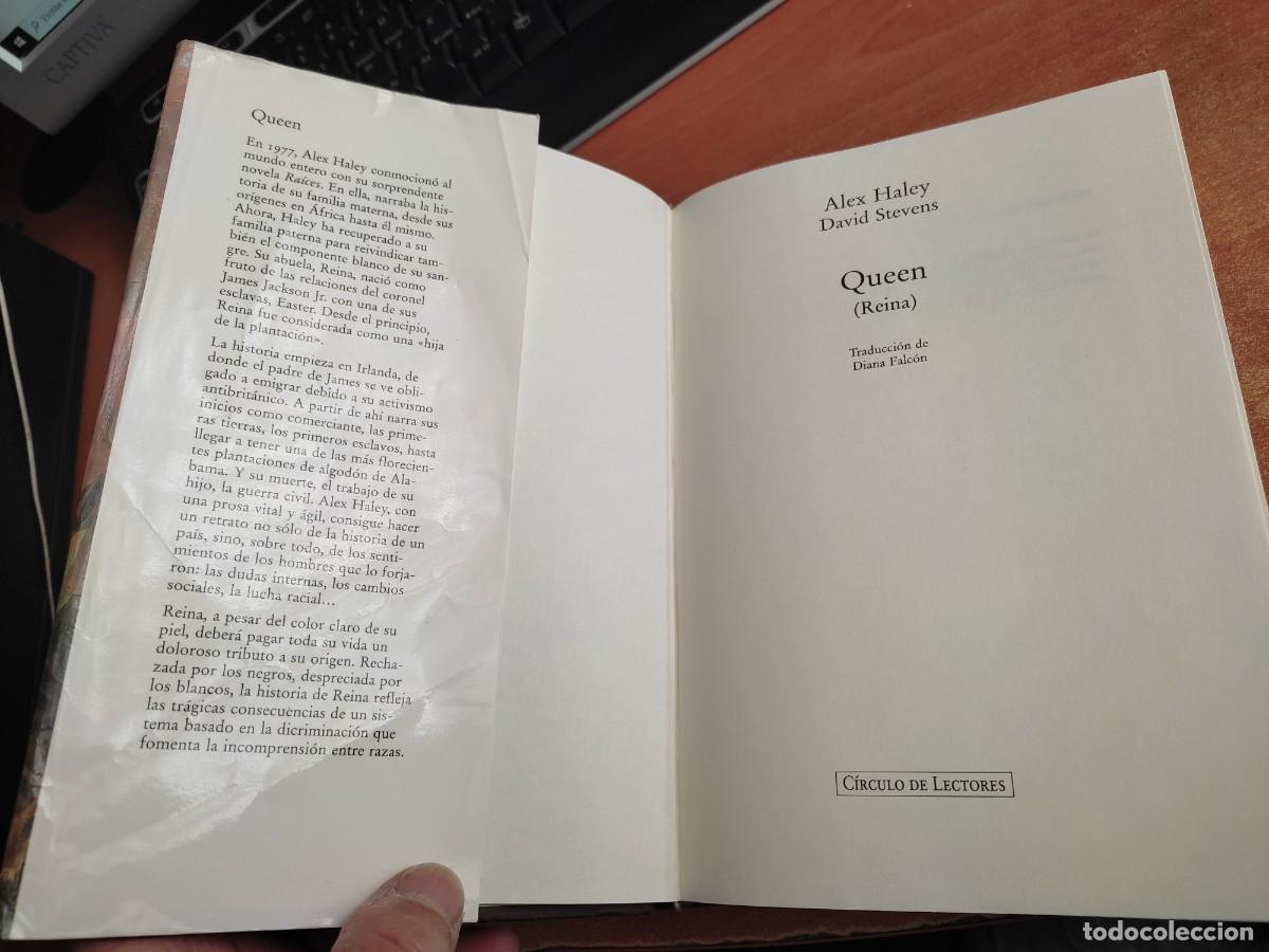 Libros de segunda mano: QUEEN Alex Haley y David Stevens C&iacute;rculo de Lectores 1994 - Foto 5