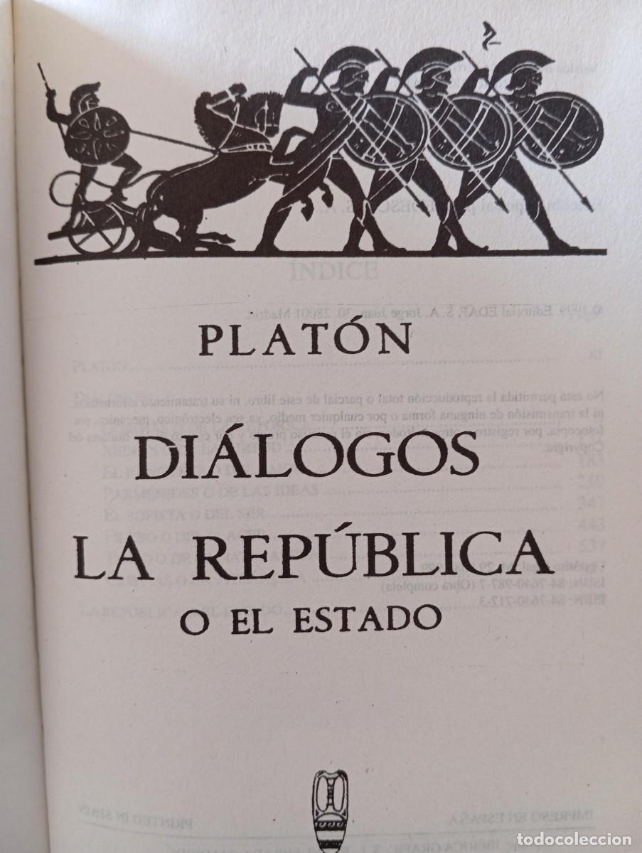 Libros de segunda mano: OBRAS INMORTALES PLATON EDESCO 1999 - Foto 2