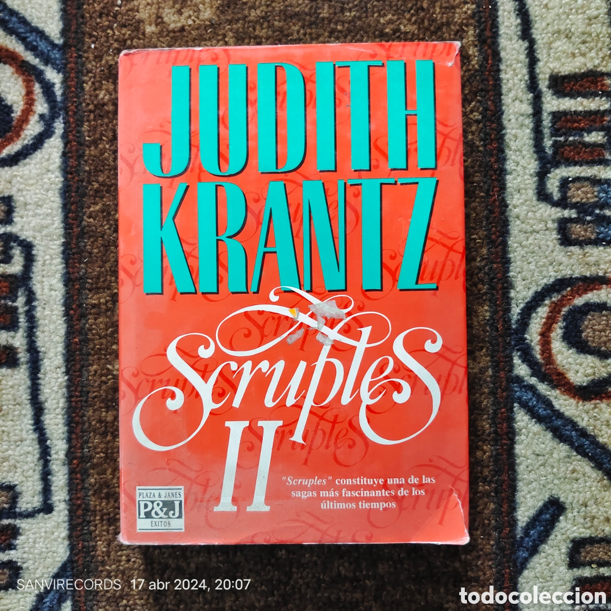 Libros de segunda mano: SCRUPLES II (JUDITH KRANTZ) (PLAZA & JANES) - Foto 1