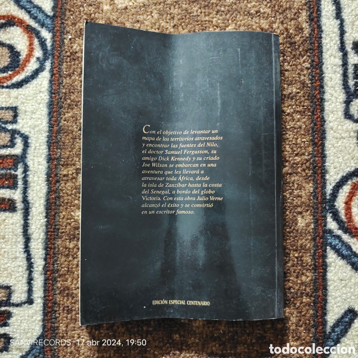 Libros de segunda mano: CINCO SEMANAS EN GLOBO (JULIO VERNE) (EDICI&Oacute;N ESPECIAL CENTENARIO) - Foto 2