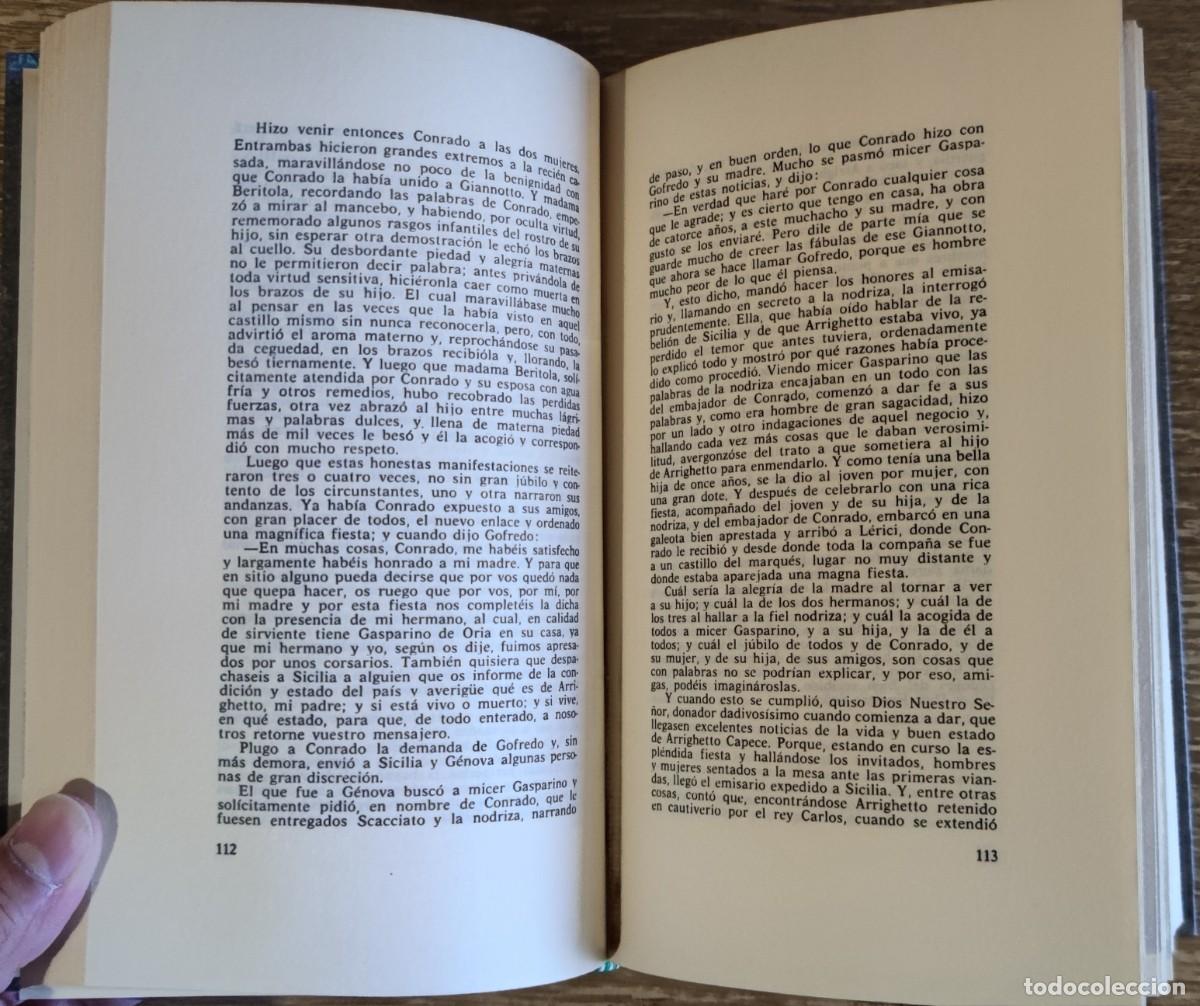 Libros de segunda mano: Libro - El Decamer&oacute;n (1991) Giovanni Boccaccio - Foto 2