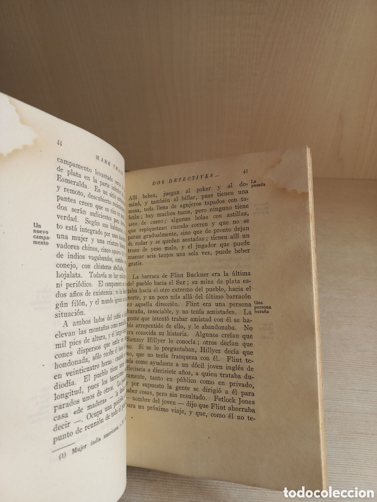 Libros de segunda mano: Dos detectives ante un barril. Mark Twain. Ediciones Alba, 1942. - Foto 6