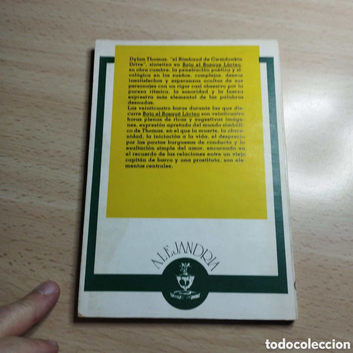 Libros de segunda mano: Bajo el bosque l&aacute;cteo. Dylan Thomas. 1979. Editorial Fontamara 1&ordf; Edici&oacute;n - Foto 2