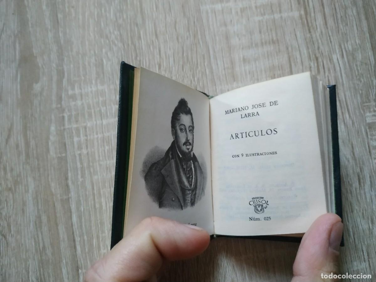 Libros de segunda mano: Art&iacute;culos - Larra. Crisol&iacute;n 025. Aguilar - Foto 4