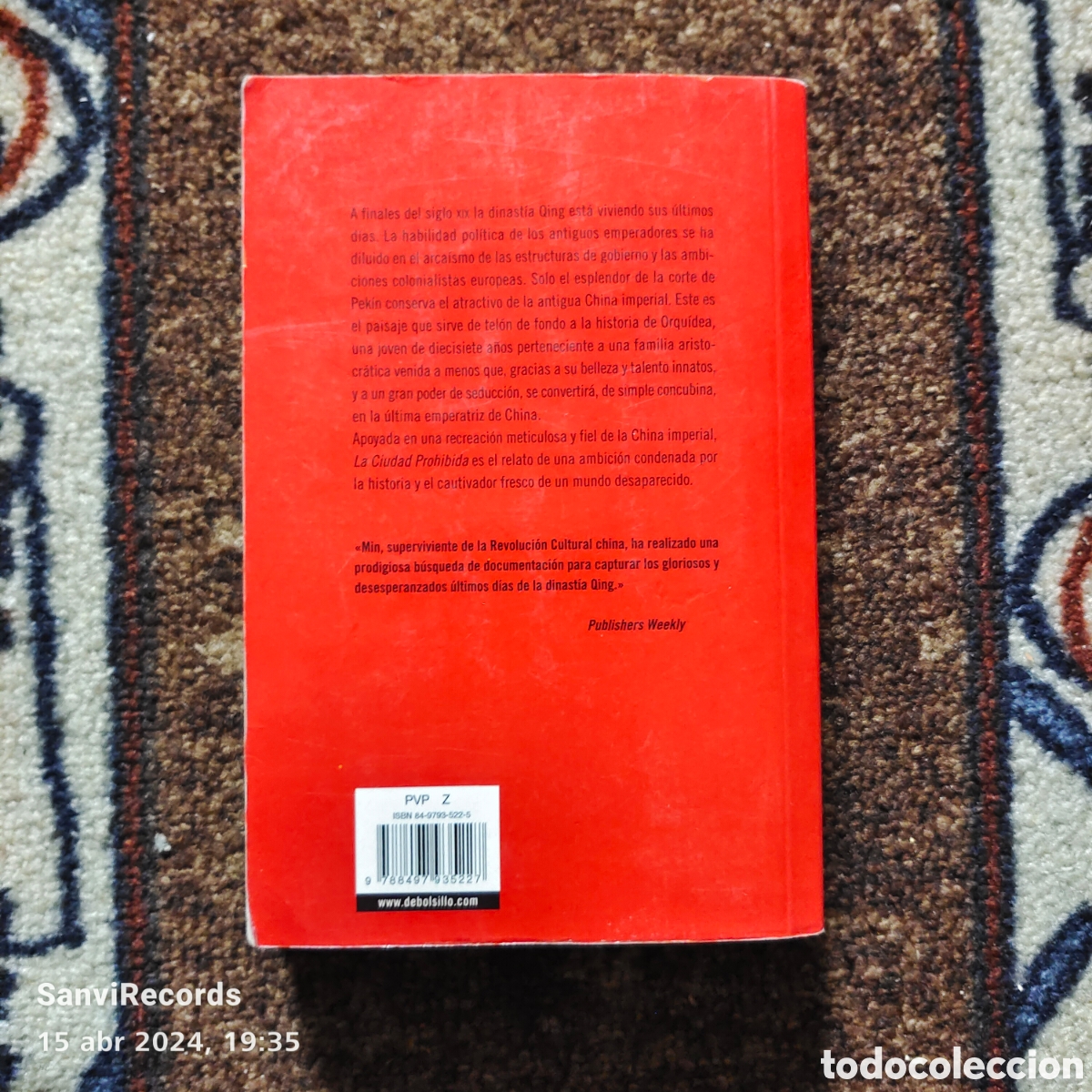Libros de segunda mano: LA CIUDAD PROHIBIDA (ANCHEE MIN) (DEBOLSILLO) - Foto 2