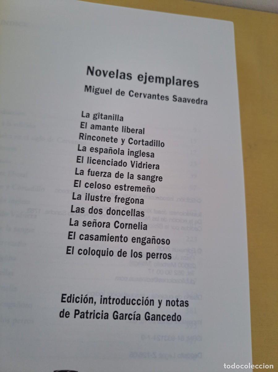 Libros de segunda mano: MIGUEL DE CERVANTES - NOVELAS EJEMPLARES - EDINEXUS 2005, CON CD - Foto 3