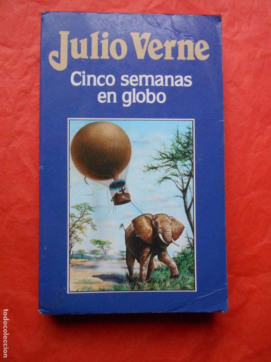 Libros de segunda mano: JULIO VERNE EDICIONES ORBIS S. A. CINCO SEMANAS EN GLOBO - Foto 1