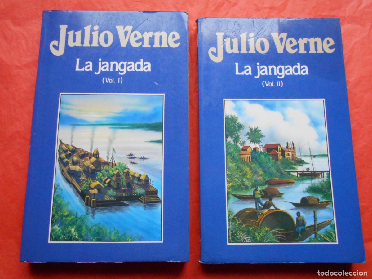 Libros de segunda mano: JULIO VERNE EDICIONES ORBIS S. A. LA JANGADA I Y II - Foto 1