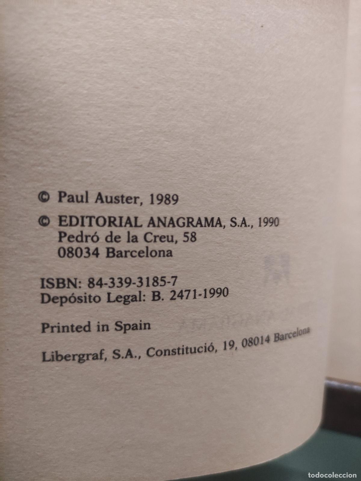 Libros de segunda mano: EL PALACIO DE LA LUNA - PAUL AUSTER - Foto 2