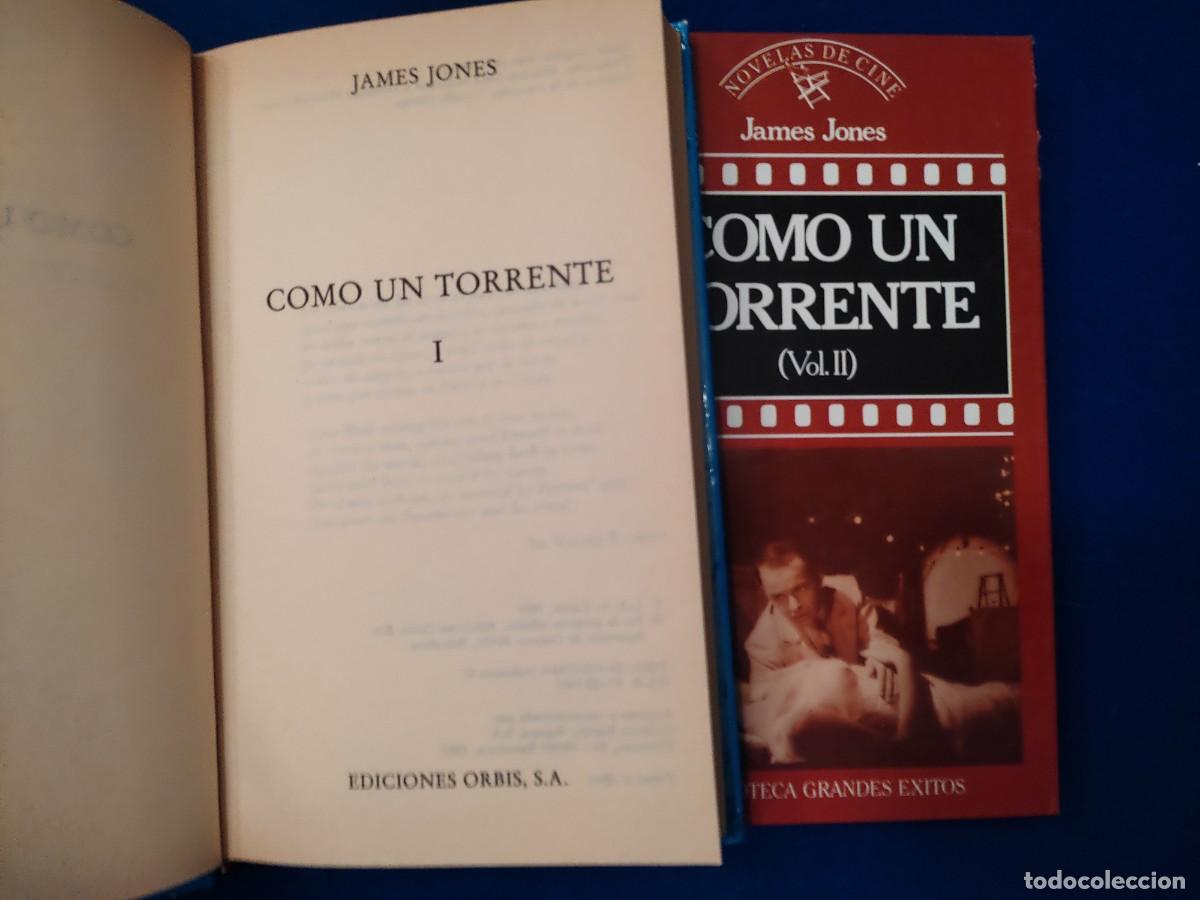 Libros de segunda mano: Como un Torrente James Jones 2 Tomos Editorial Orbis 1988 - Foto 4