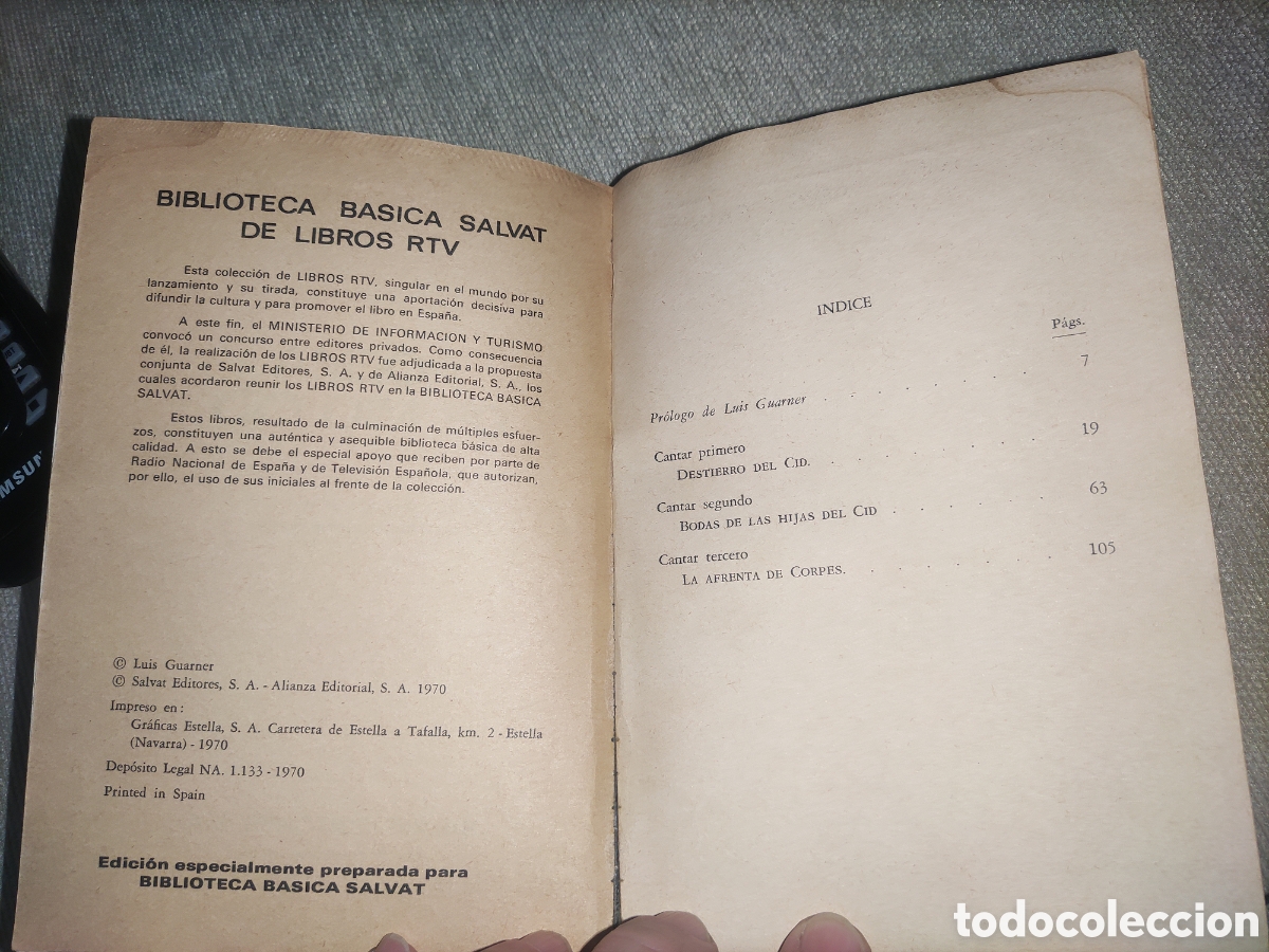 Libros de segunda mano: Poema Mio Cid. - Foto 5