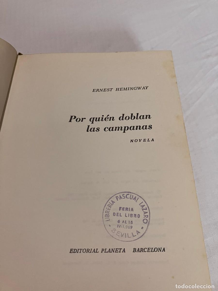 Libros de segunda mano: Ernest Hemingway. Por qui&eacute;n doblan las campanas. - Foto 5