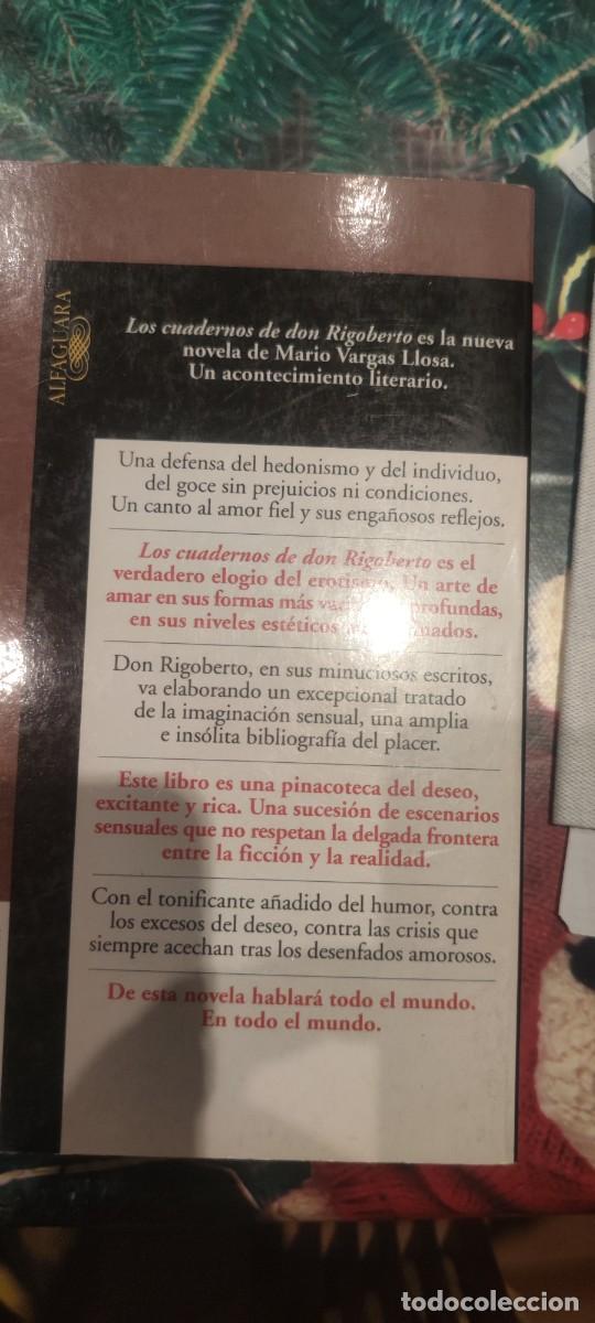 Libros de segunda mano: Los cuadernos de Don Rigoberto. Mario Vargas - Foto 2