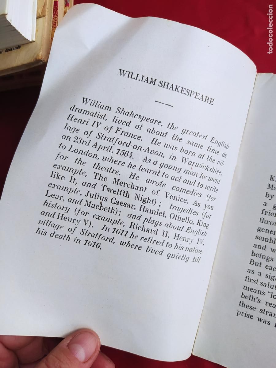 Libros de segunda mano: Macbeth. W.Shakespeare. L.11649-2107 - Foto 6