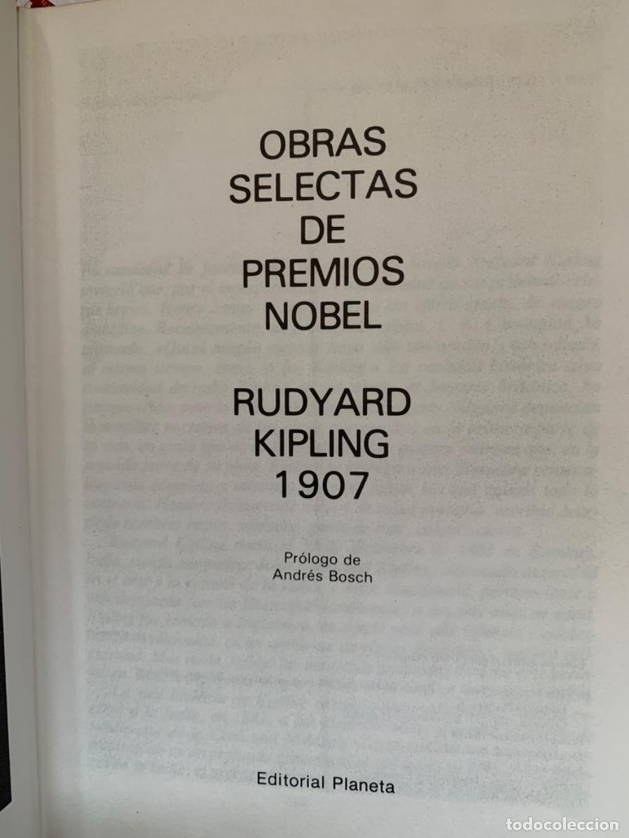 Libros de segunda mano: Obras Selecta de Premios Nobel Rudyard Kipling (Bols 13) - Foto 2
