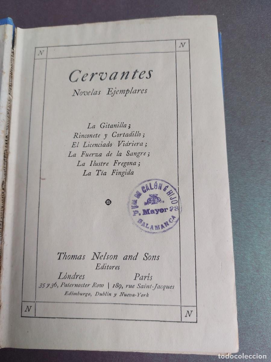 Libros de segunda mano: Novelas ejemplares - Cervantes - Foto 3