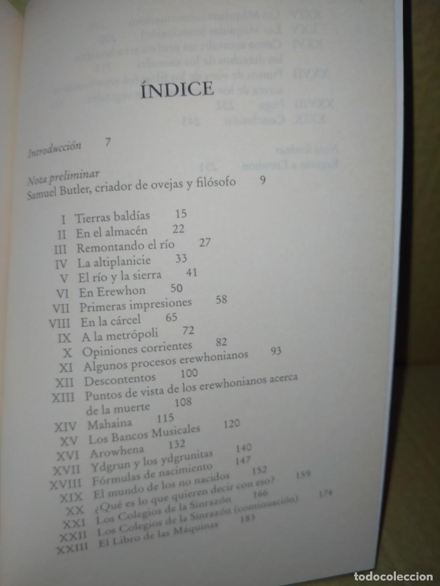 Libros de segunda mano: SAMUEL BUTLER. EREWHON .ABRAXAS - Foto 2