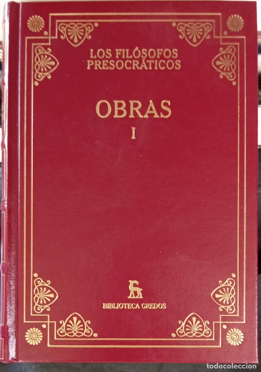 Libros de segunda mano: OBRAS I - LOS FILOSOFOS PRESOCRATICOS - Foto 1