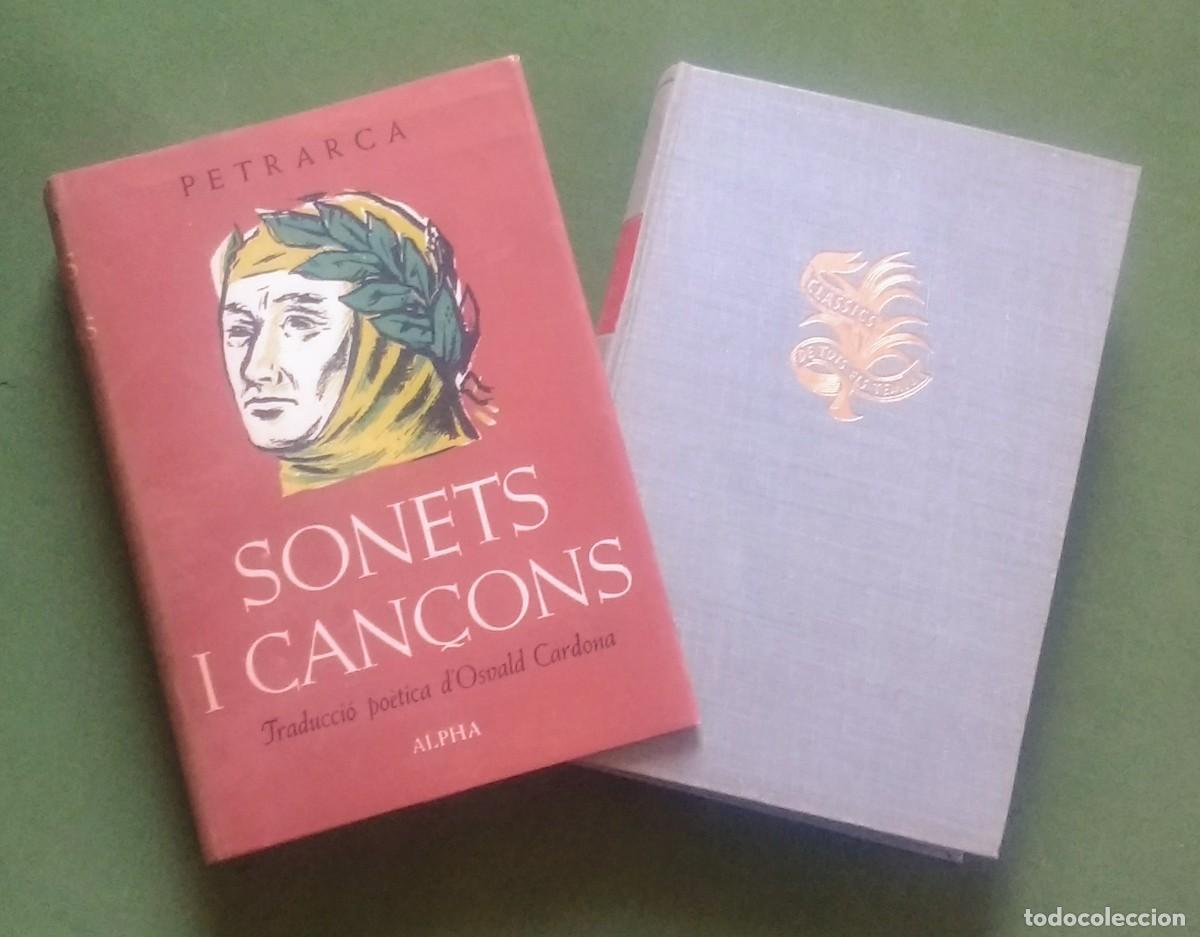 Libros de segunda mano: SONETS, CAN&Ccedil;ONS I MADRIGALS - FRANCESCO PETRARCA - EDITORIAL ALPHA - 1955 - Foto 1