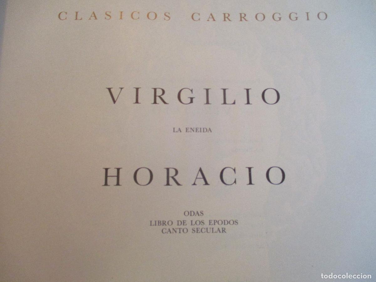 Libros de segunda mano: VIRGILIO , HORACIO Odas, Canto secular, Libro de los Epodos W26654 - Foto 2