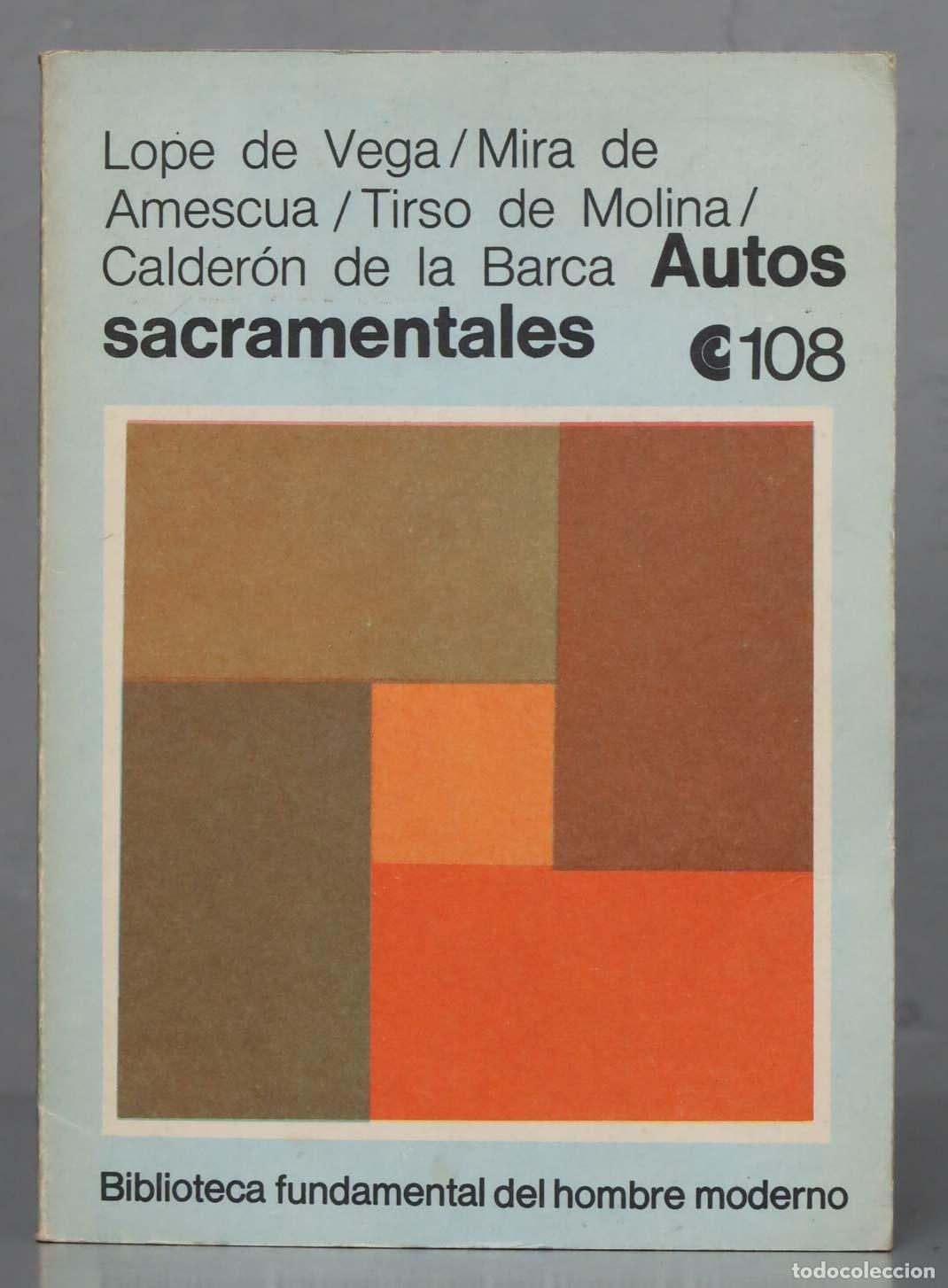 Libros de segunda mano: Autos sacramentales. DE VEGA. 1973 - Foto 1
