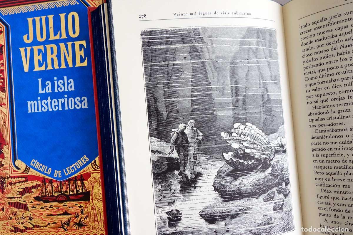 Libros de segunda mano: JULIO VERNE. COLECCI&Oacute;N COMPLETA 12 TOMOS CIRCULO LECTORES - Foto 3