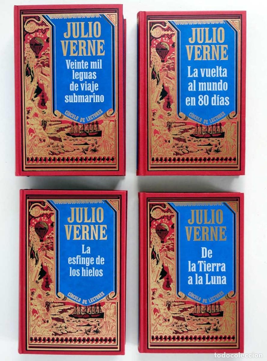 Libros de segunda mano: JULIO VERNE. COLECCI&Oacute;N COMPLETA 12 TOMOS CIRCULO LECTORES - Foto 4