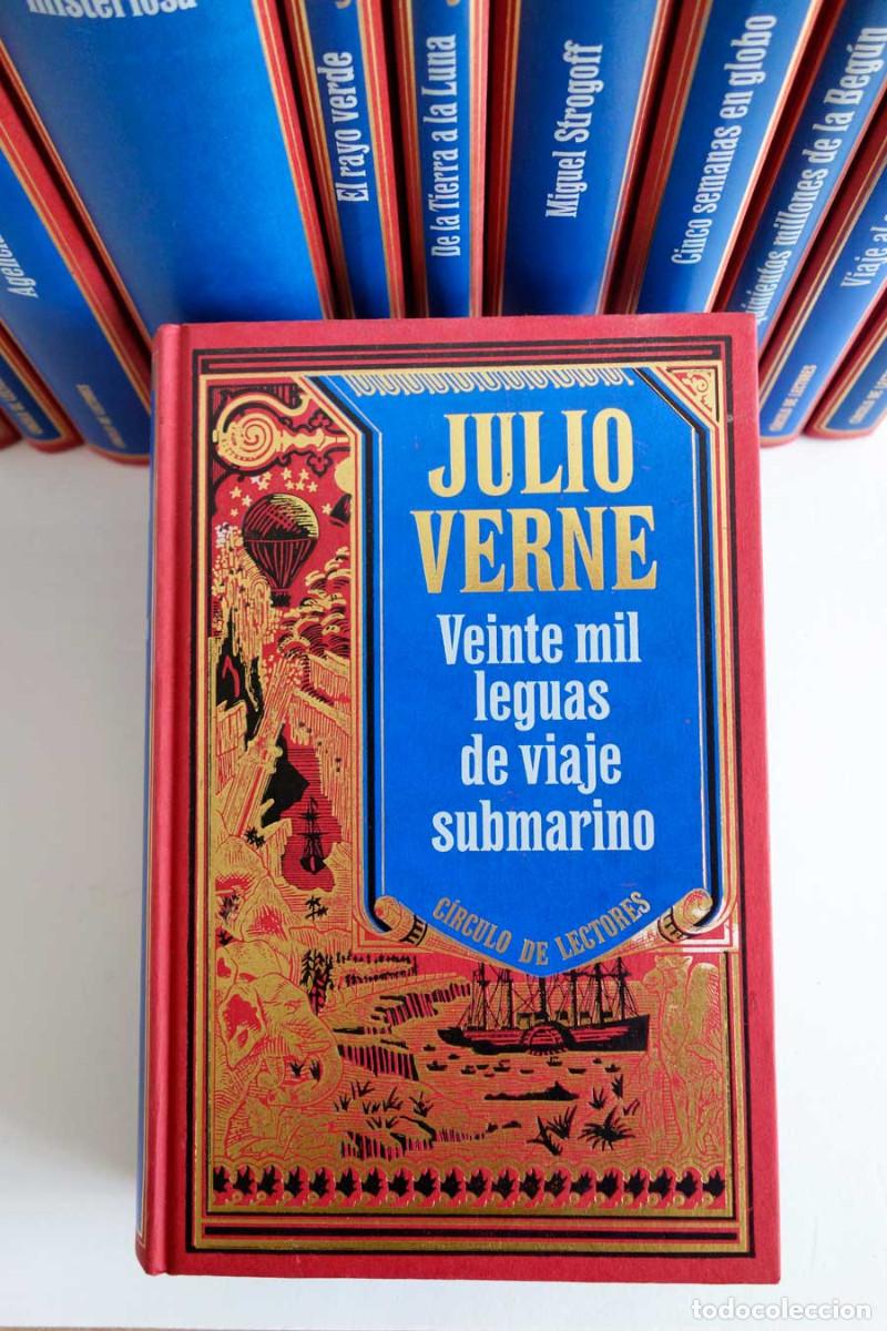 Libros de segunda mano: JULIO VERNE. COLECCI&Oacute;N COMPLETA 12 TOMOS CIRCULO LECTORES - Foto 9
