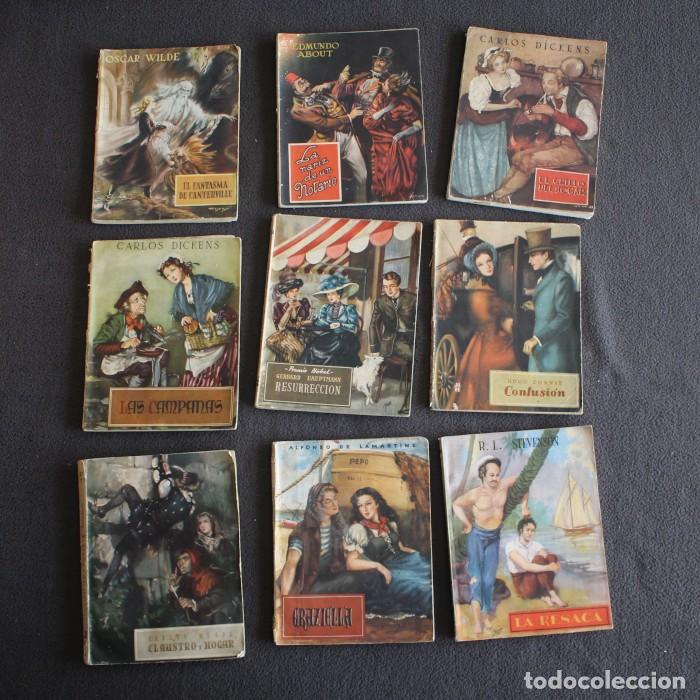 Libri di seconda mano: LOTE 14 NOVELAS OASIS REGUERA. DR. JEKYLL MR HYDE, FANTASMA DE CANTERVILLE, LAS CAMPANAS&hellip;