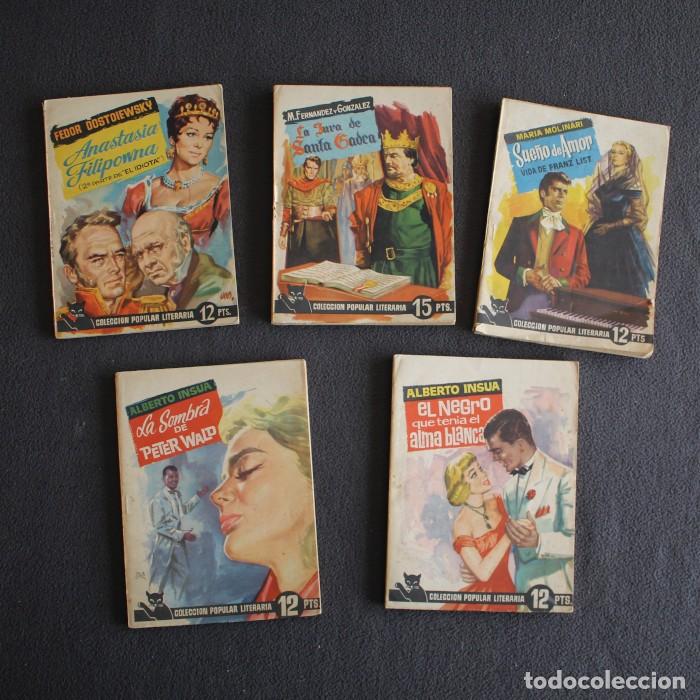 Libros de segunda mano: LOTE 9 NOVELAS COLECCI&Oacute;N POPULAR LITERARIA. TOLSTOI, DOSTOIEWSKY, ALBERTO INSUA, MOLINARI&hellip;