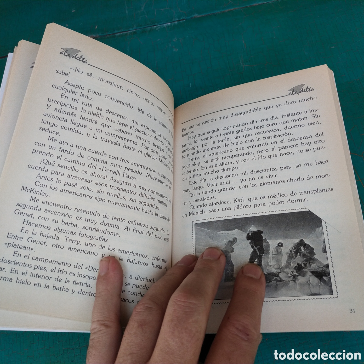 Libros de segunda mano: Norte y sur. Ala delta. C&eacute;sar P&eacute;rez de Tudela. - Foto 4