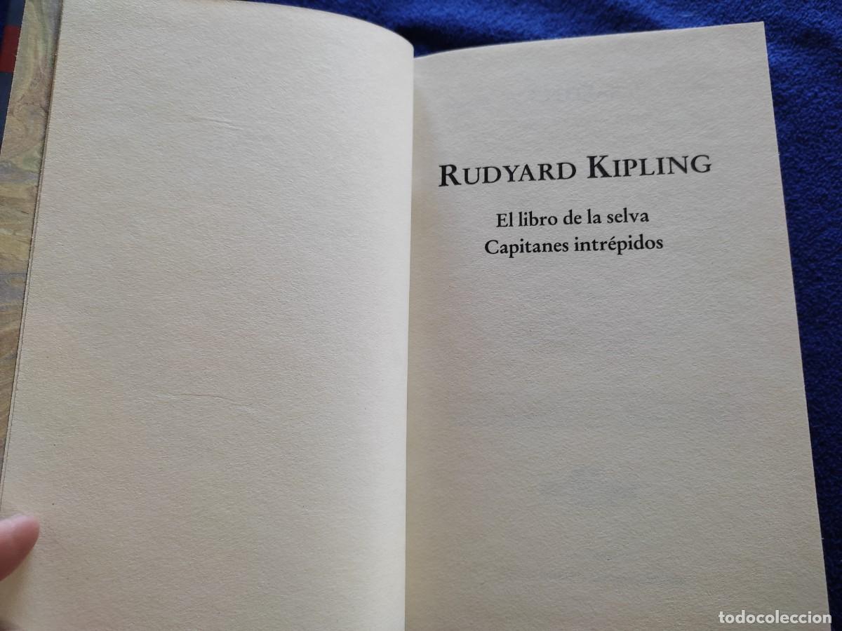 Libros de segunda mano: Rudyard Kipling Obras Selectas Edimat Libros 2004 El Libro de la Selva y Capitanes Intr&eacute;pidos - Foto 4