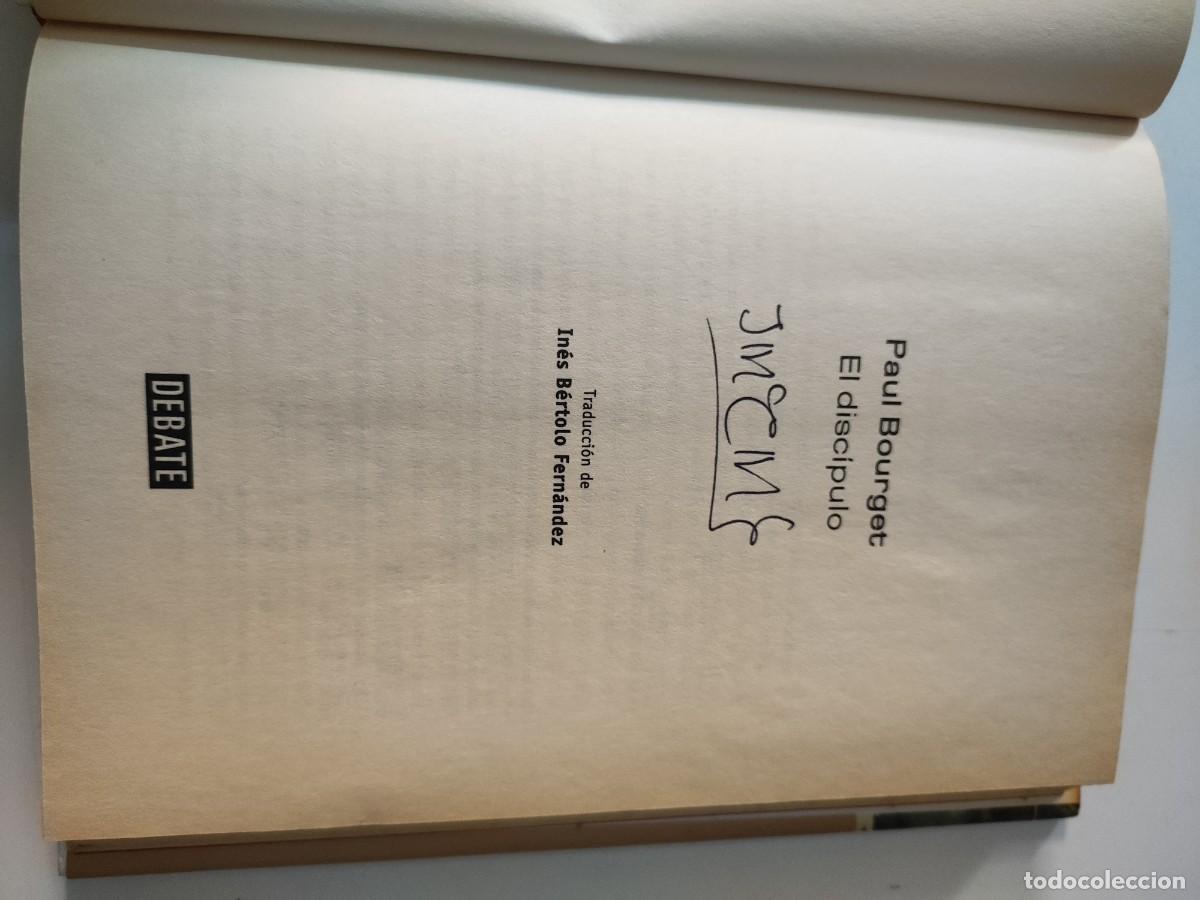 Libros de segunda mano: El discipulo. Paul Bourget. - Foto 3