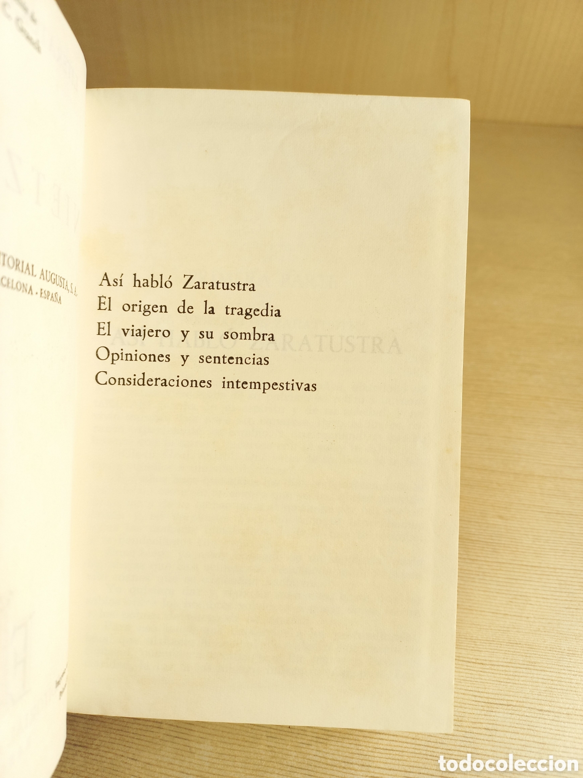 Libros de segunda mano: Obras Nietzsche. Agusta, Obras Estelares, 1970. - Foto 4