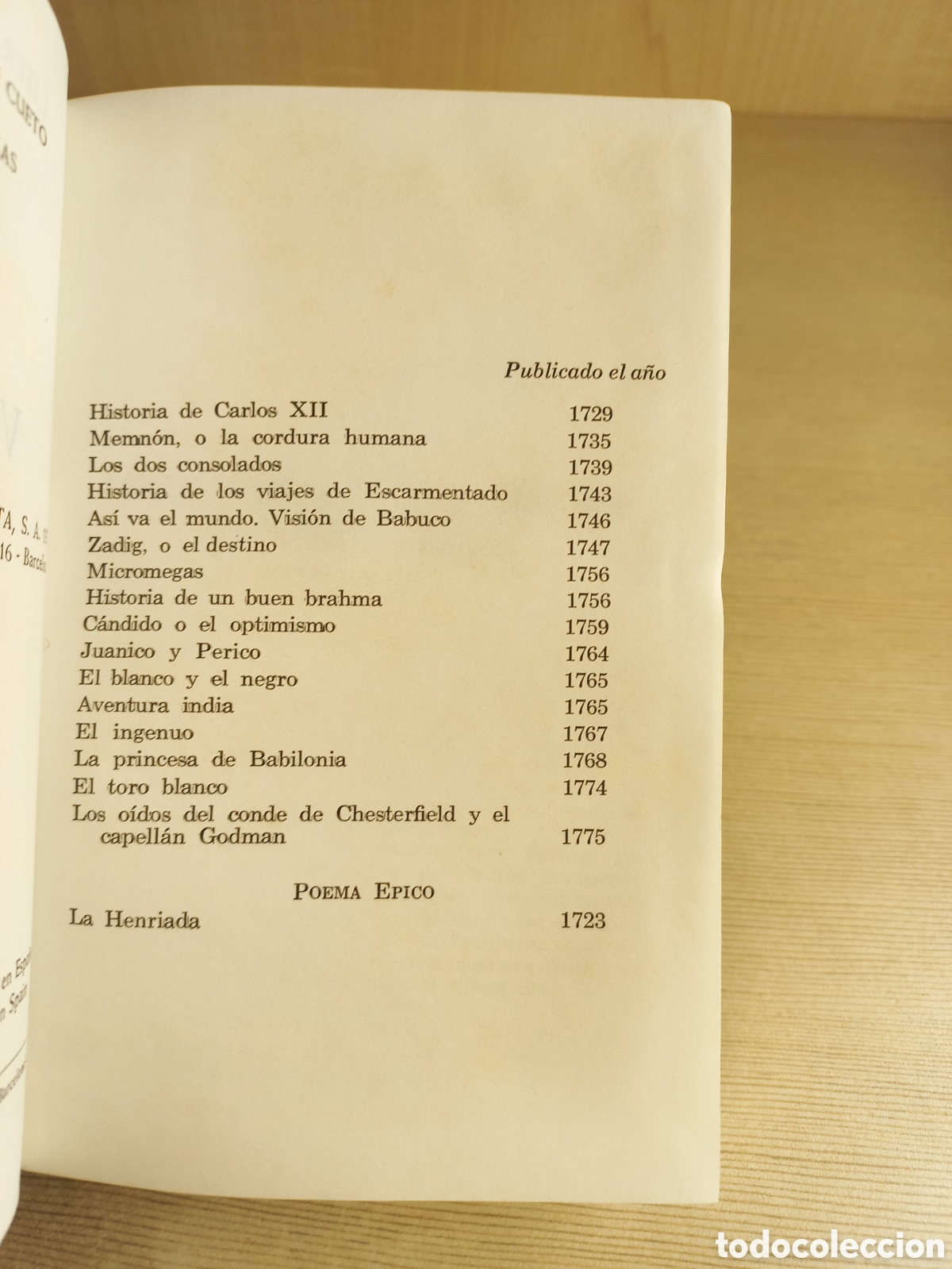 Libros de segunda mano: Cuentos Voltaire. Editorial Augusta, colecci&oacute;n Obras Estelares, 1971. - Foto 4