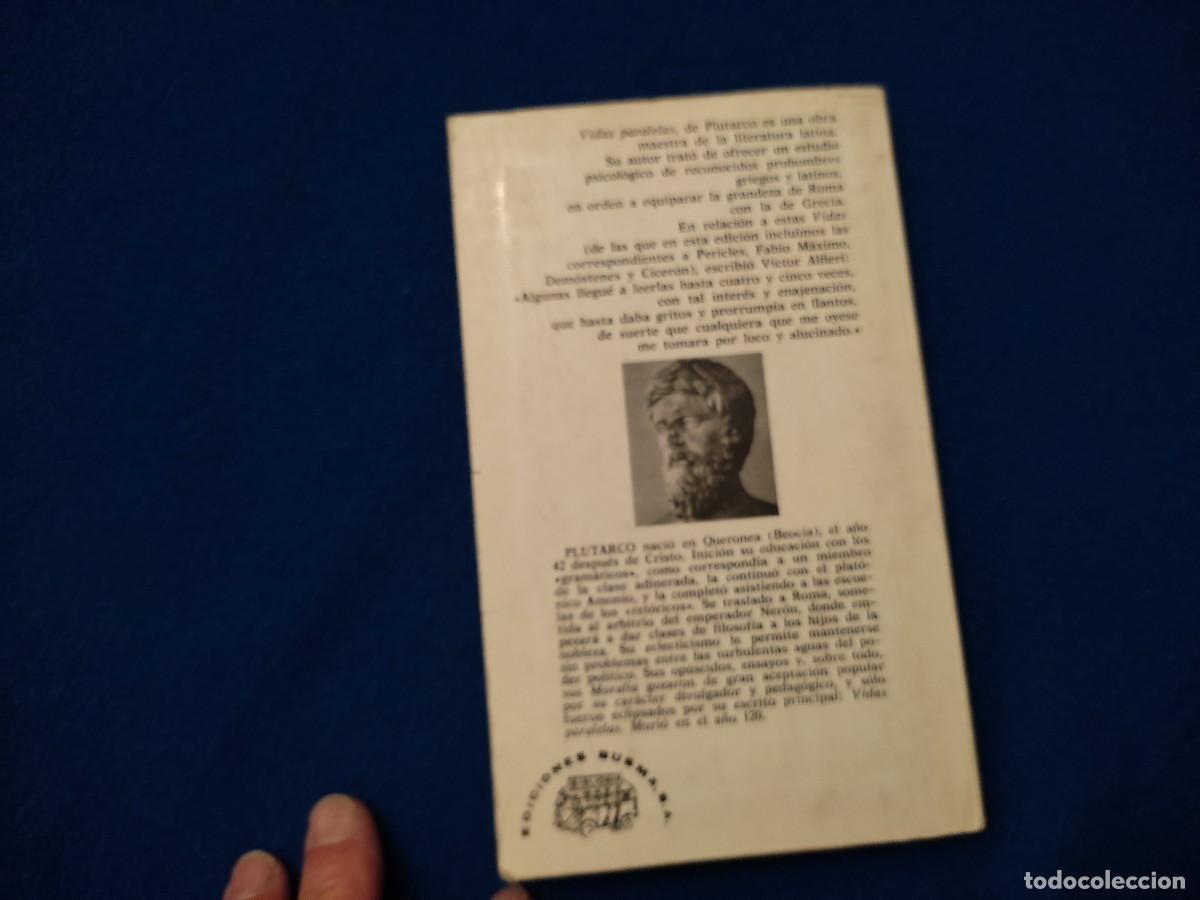 Libros de segunda mano: VIDAS PARALELAS Plutarco Editorial Libra 1983 Colecci&oacute;n PPP - Foto 3