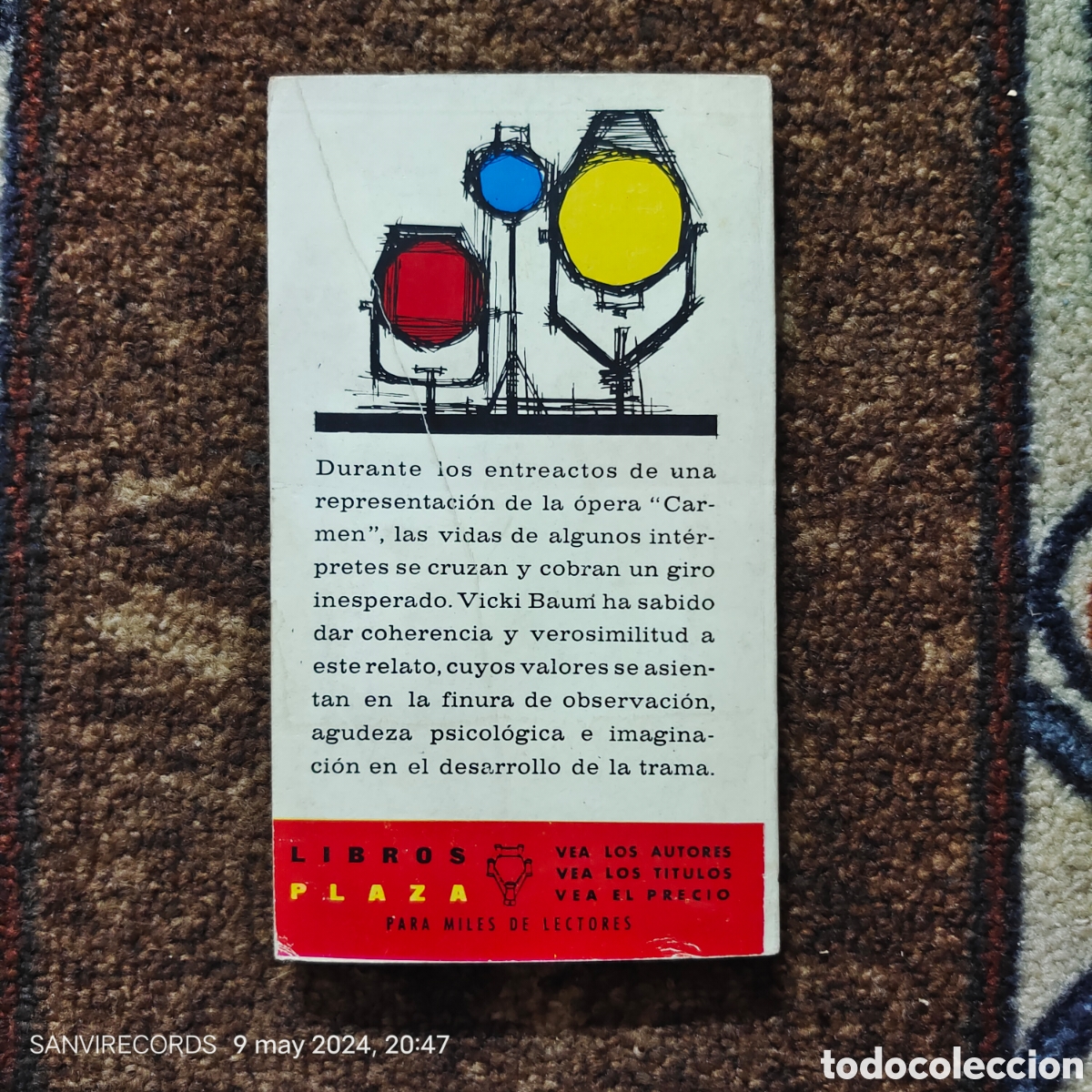 Libros de segunda mano: ENTREACTO (VICKI BAUM) (ES UN LIBRO DE PLAZA, PLAZA & JANES) - Foto 2