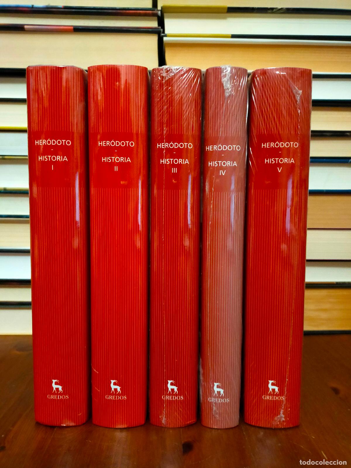 Libros de segunda mano: HISTORIA. HER&Oacute;DOTO. 5 TOMOS. COMPLETA. GREDOS - Foto 2