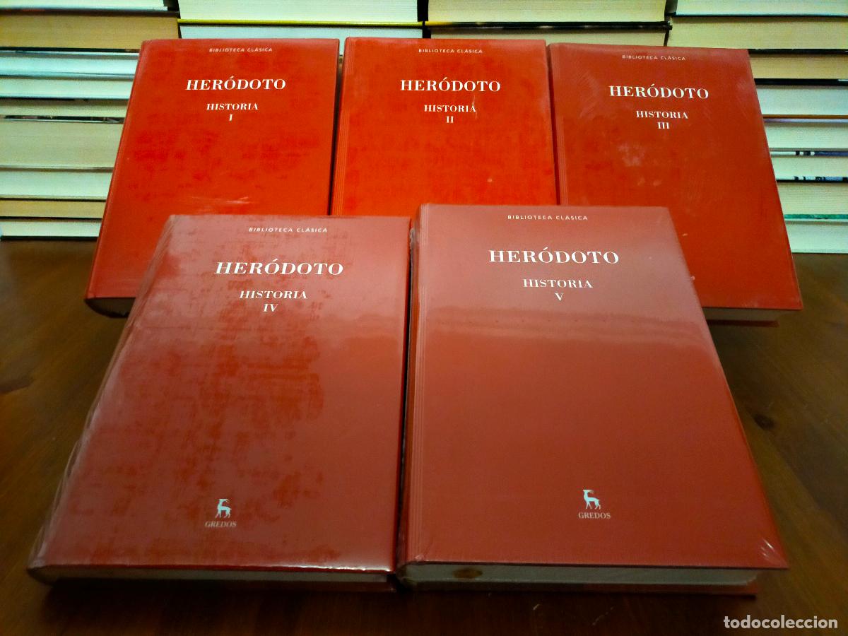 Libros de segunda mano: HISTORIA. HER&Oacute;DOTO. 5 TOMOS. COMPLETA. GREDOS - Foto 1