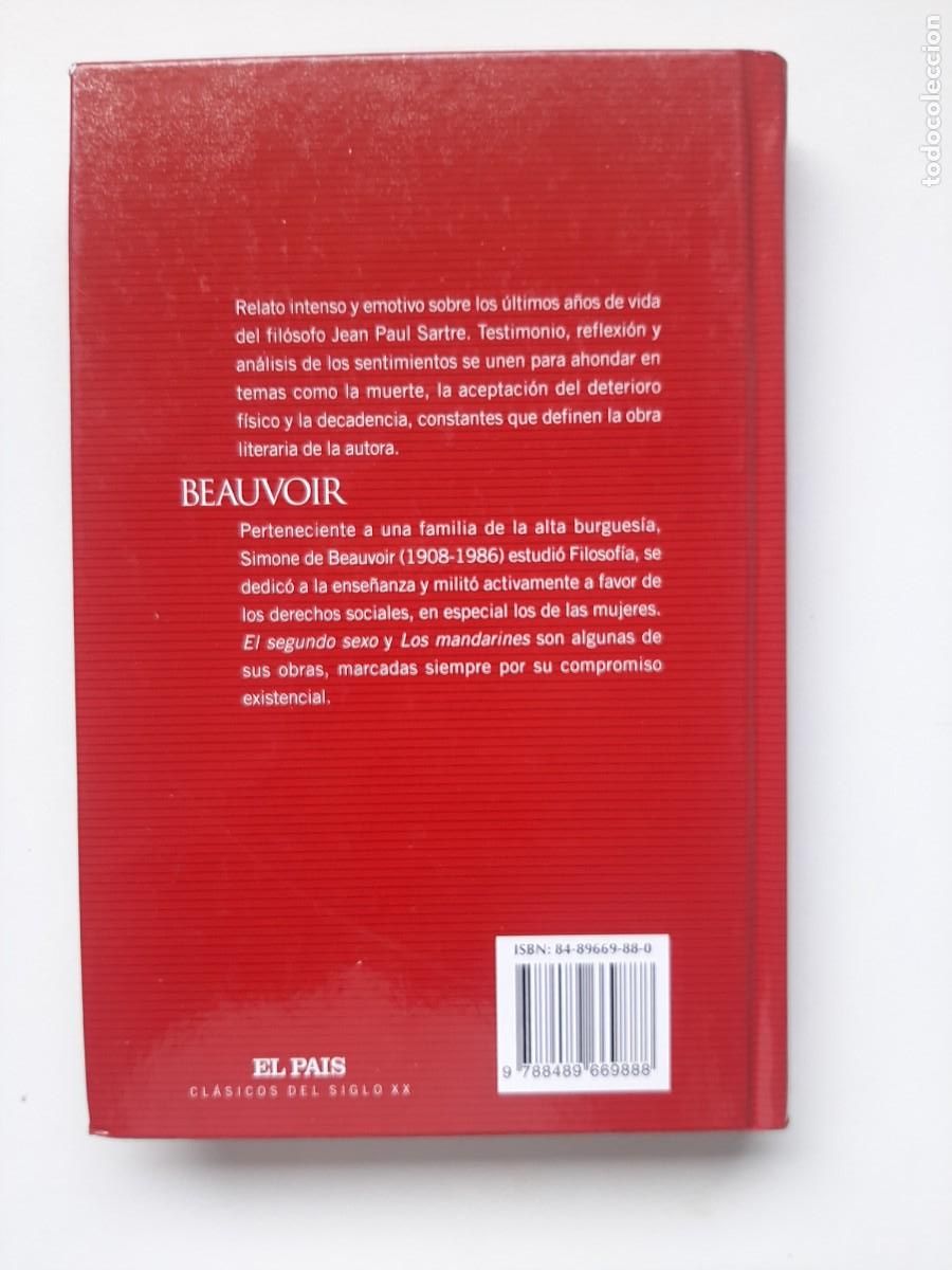 Libros de segunda mano: LA CEREMONIA DEL ADIOS. SIMONE DE BEAUVOIR - Foto 2