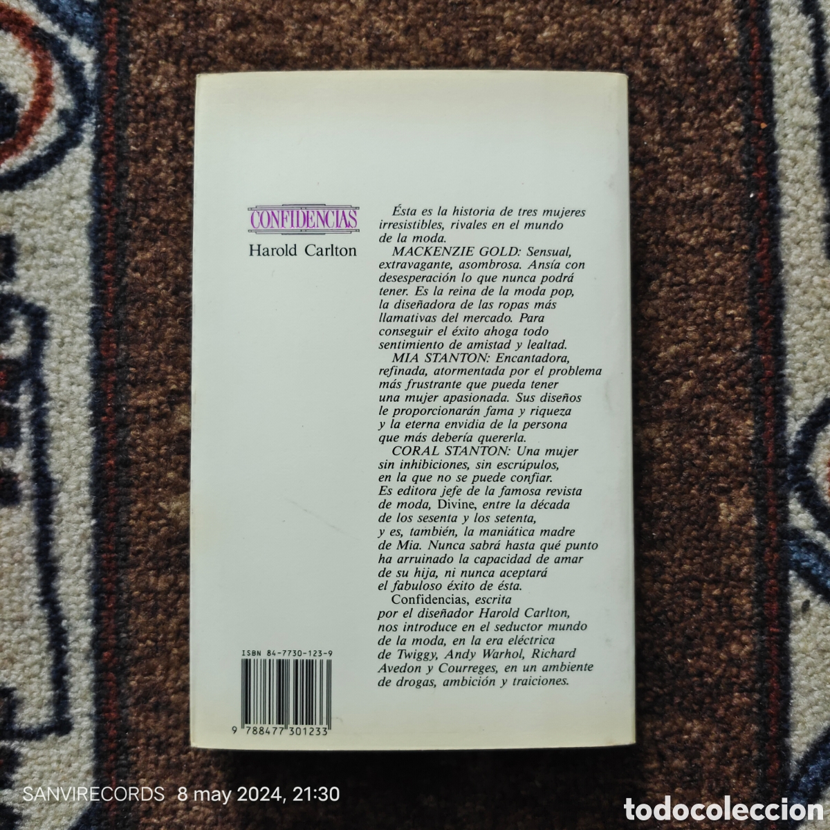 Libros de segunda mano: CONFIDENCIAS (HAROLD CARLTON) (VIDORAMA) - Foto 2