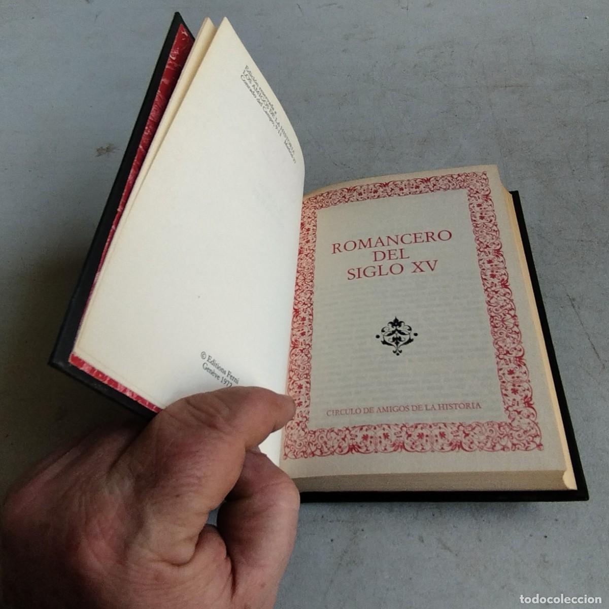 Libros de segunda mano: ROMANCERO DEL SIGLO XV / / COL / CIRCULO AMIGOS HISTORIA / - Foto 3