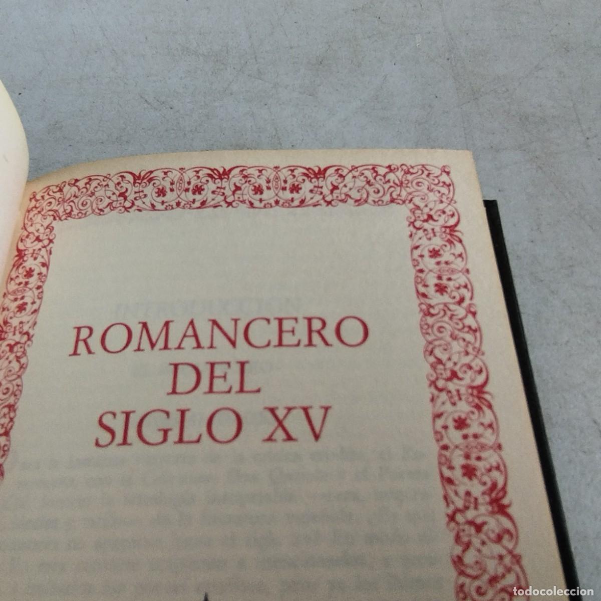 Libros de segunda mano: ROMANCERO DEL SIGLO XV / / COL / CIRCULO AMIGOS HISTORIA / - Foto 4