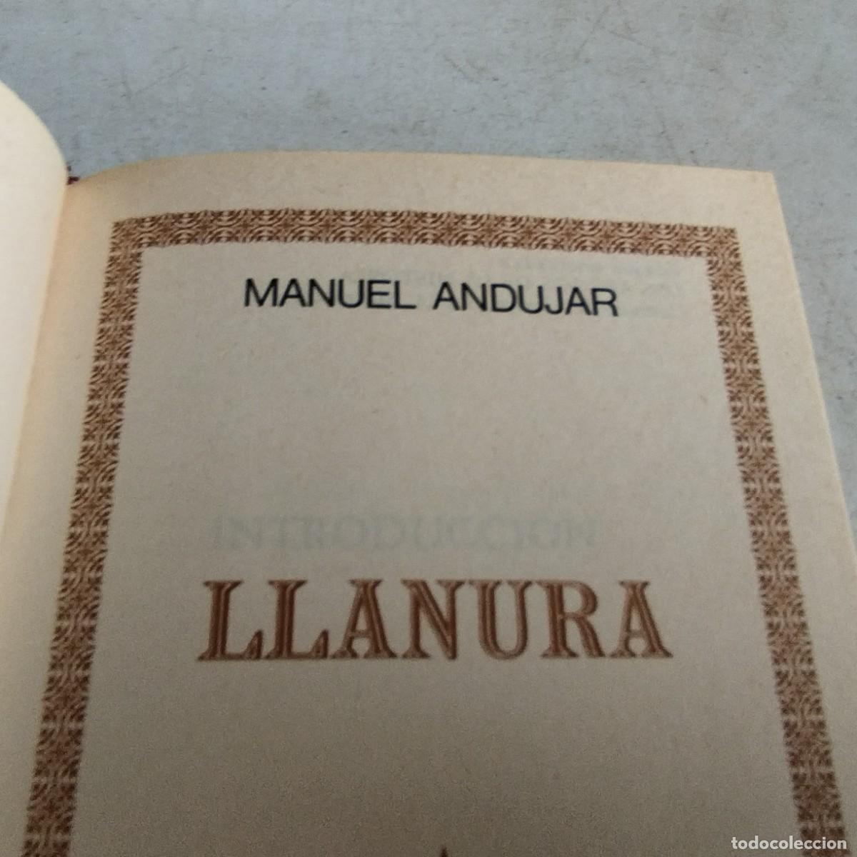 Libros de segunda mano: LLANURA / MANUEL ANDUJAR / COL / CIRCULO AMIGOS HISTORIA - Foto 3