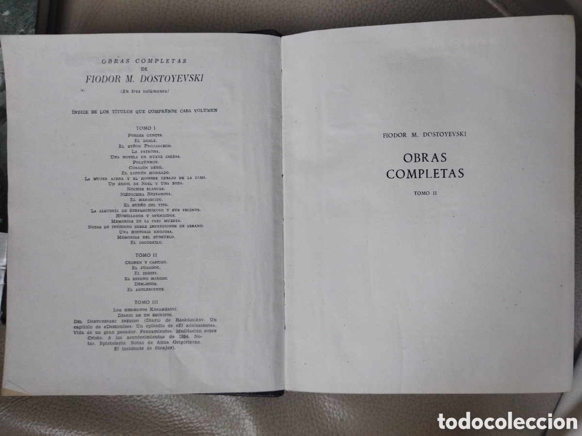 Libros de segunda mano: Obras completas / Dostoyesvski, Fiodor M. - Foto 3