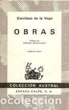 Libros de segunda mano: OBRAS (AUSTRAL 63) - GARCILASO DE LA VEGA - Foto 1