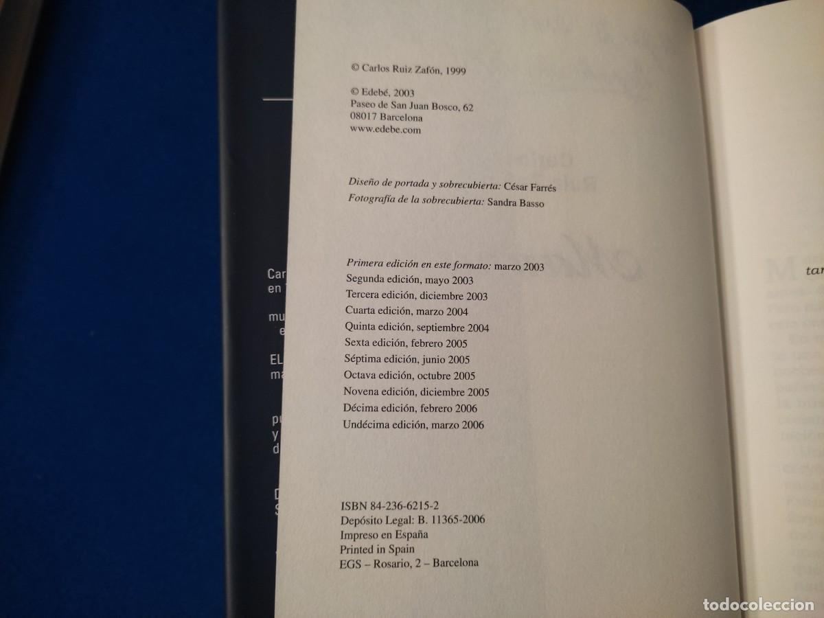 Libros de segunda mano: MARINA Carlos Ruiz Zaf&oacute;n Ediciones Edeb&eacute; 2006 - Foto 6