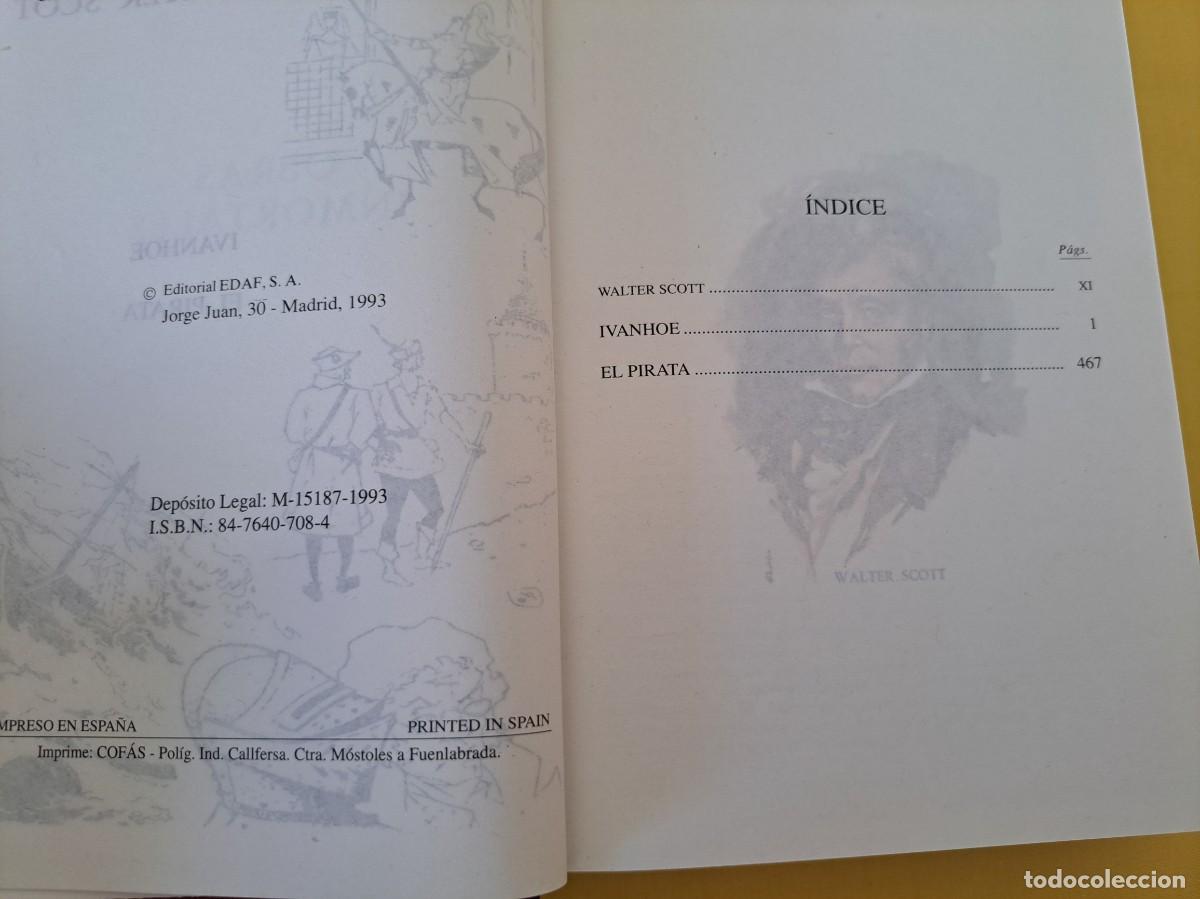 Libros de segunda mano: WALTER SCOTT - OBRAS INMORTALES - EDICIONES EDAF 1993 - Foto 4