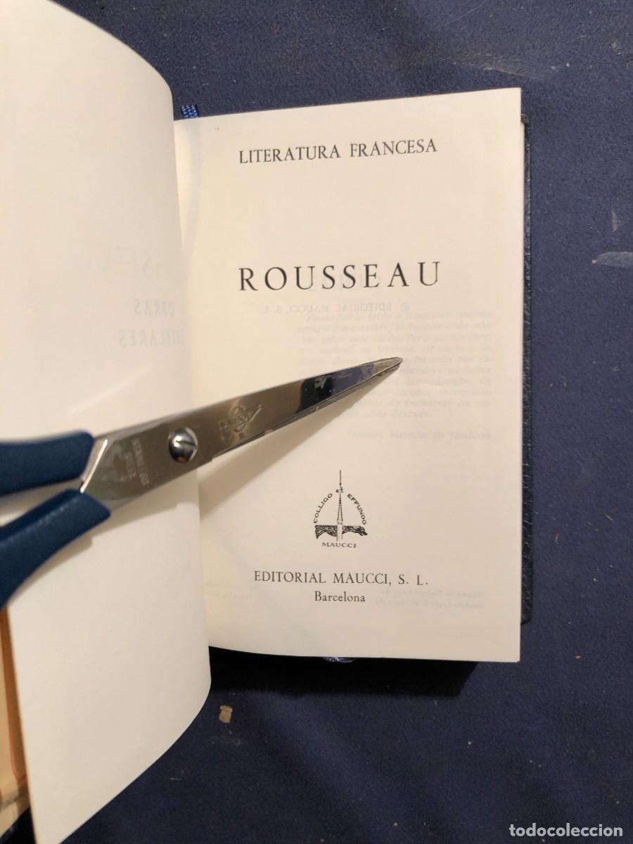 Libros de segunda mano: ROUSSEAU: - OBRAS - (MAUCCI, 1965) - Foto 3